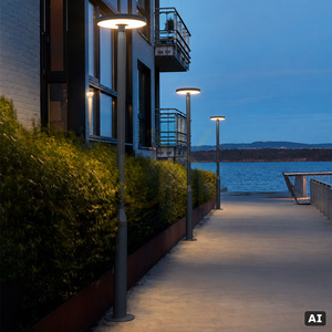 Corp LED de vârf de stâlp NORLYS Borg 6151 grafit small 3