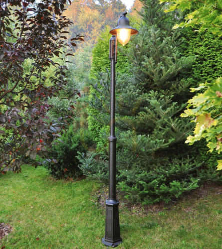 Verifica COMO 372W 2xE27 Alb 9003 Norlys Lanternă de grădină/parc.