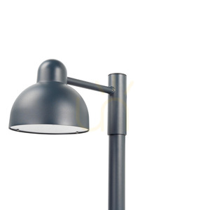 Felinar de parc LED NORLYS KOSTER Pro 1820 cu stâlp 2,36–3,36 m, 19,4 W, 3000 K, DALI2, grafit RAL 7016 small 1