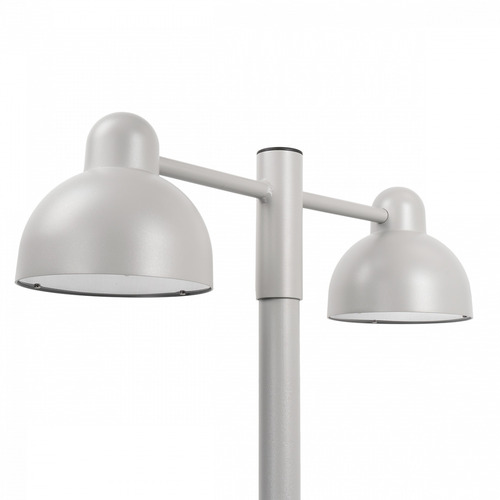 Verifica Lanternă de grădină Koster cu cap dublu 1157 din aluminiu 9006 Norlys.