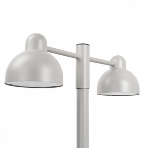 Lanternă de grădină cu cap dublu Koster 1167 din aluminiu 9006 Norlys. small 0