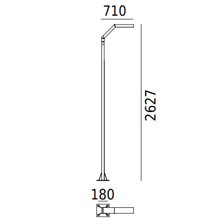 Verifica Felinar de grădină/parc Trysil 1054 Graphite 7016 Norlys