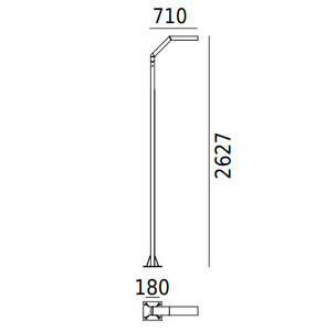 Felinar de grădină/parc Trysil 1054 Graphite 7016 Norlys small 1
