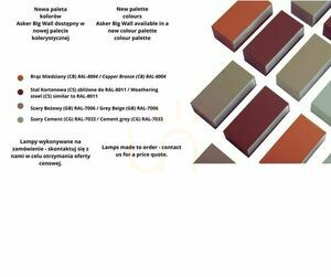 ASKER Big 1300 lampă de perete pentru exterior albă 9003 8.3W 3000K Norlys small 3