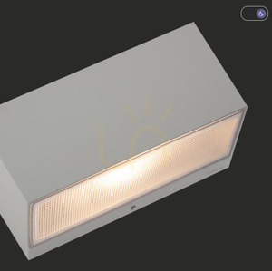 ASKER Big Pro 5105 Aluminiu 9006 13.7W 4000K Norlys lampă de perete pentru exterior. small 1