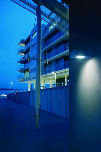 Verifica Aplica exterior NORLYS HITRA 1331W LED 17.5W 3000K Alb 9003 IP65