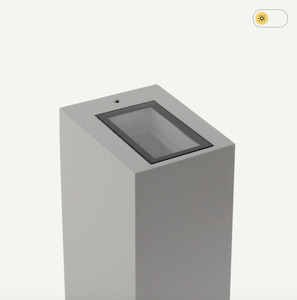 Lampă de perete pentru exterior LILLEHAMMER 1588AL aluminiu RAL-9006 4W 4000K - NORLYS. small 2