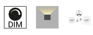 LILLEHAMMER 1588BL lampă de perete pentru exterior negru RAL-9005 4W 4000K - NORLYS. small 10