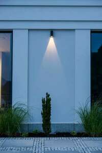 LILLEHAMMER 5030W lampă de perete pentru exterior alb RAL-9003 7.3W 4000K - NORLYS small 4