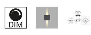 Aplică de exterior NORLYS Lillehammer 5030BL negru RAL 9005 LED 7,3 W 4000 K small 6
