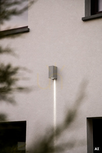 Aplică de exterior Lillehammer 5031AL gri deschis RAL 9006, LED 4 W 4000 K, fascicul îngust în jos, dimabilă – NORLYS small 6