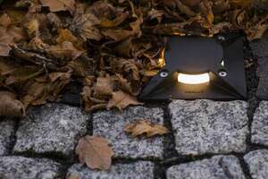Corp de iluminat LED exterior încastrat NORLYS Rena Cover 1770BL negru 4,2 W 3000 K small 3