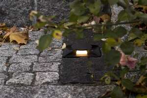 Corp de iluminat LED exterior încastrat NORLYS Rena Cover 1770BL negru 4,2 W 3000 K small 4
