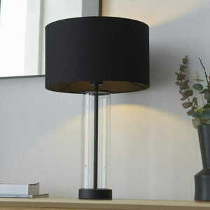 Lampă de masă Endon Lessina neagră E27 57 cm 100440 small 3