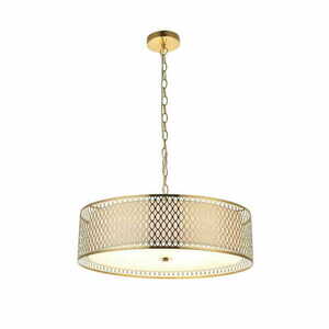 Pendul Endon Cordero alb auriu 3 becuri E27 D56 cm 101569 small 6