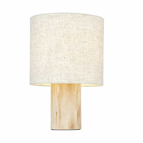 Verifica Lampa de masă Endon Durban lemn bej E27 30 cm 101680