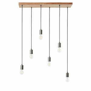 Lampă suspendată Endon Stellan lemn 6 becuri E27 dimabilă 25 cm 101684 small 7