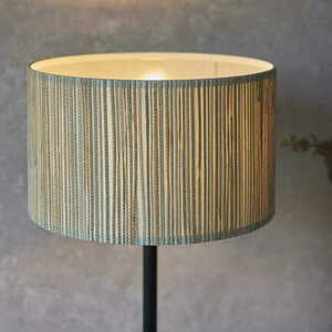 Lampă de masă Endon Longshore 101693, neagră cu abajur din iarbă de mare, 41 cm small 5
