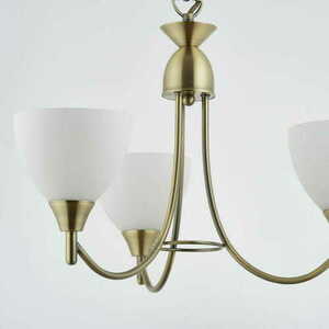 Pendul Endon Alton 3xE14 alamă/alb 46 cm 1805-3AN small 2