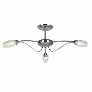 Plafonieră Endon Mercur 9009-3SC LED 3xG9 Crom 66 cm small 0