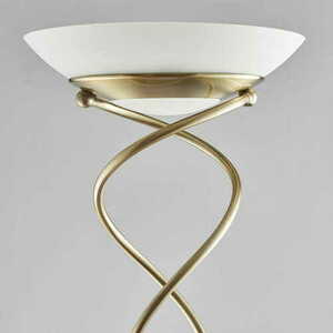 Lampă de podea Endon Monaco cu lampă de citit alamă antichizată R7s G9 182 cm small 2