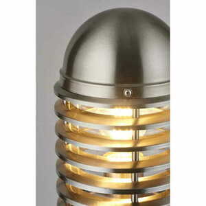 Lampă de exterior Endon Louvre nichel IP44 E27 65 cm small 1