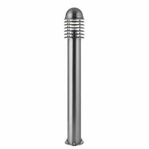 Lampa exterior Endon Louvre nichel IP44 100 cm E27 LED dimabilă small 3