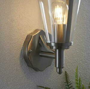 Lampă de perete exterior Endon Klien YG-862-SS nichel IP44 E27 31,5 cm small 2