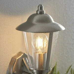 Lampă de perete exterior Endon Klien YG-862-SS nichel IP44 E27 31,5 cm small 3
