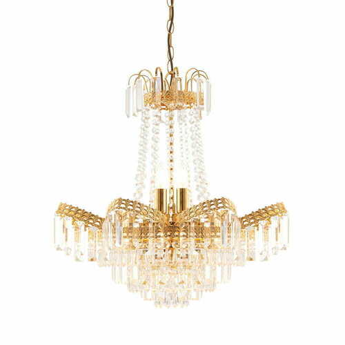 Verifica Pendul Endon Adagio auriu sticlă 9xE14 Ø55 cm 96819-GO
