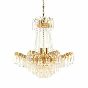 Pendul Endon Adagio auriu sticlă 9xE14 Ø55 cm 96819-GO small 0