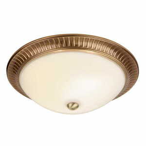 Plafonieră Endon Brahm alamă ecru Ø32 cm 2xE14 clasica small 0