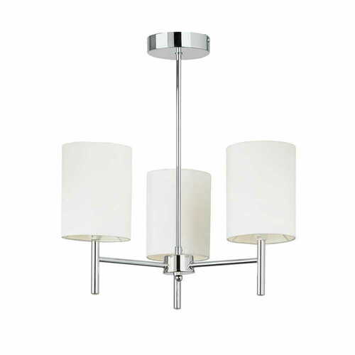 Verifica Plafonieră Endon Brio 3xE14 Alb/Chrom 50 cm