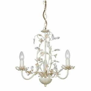 Pendul Endon Lullaby 3 becuri E14 bej transparent 37 cm small 0