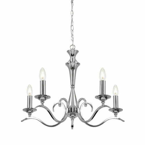 Verifica Lampa suspendată Endon Kora 5 lumini crom nichel E14 61 cm