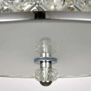 Plafonieră Endon Hudson 3xE27 Crom Cristal 40,5 cm HUDSON-3CH small 1