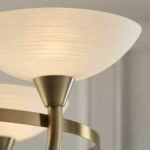 Plafonieră Endon Cagney 3xG9 alamă alb 55 cm LED dimmabilă small 1