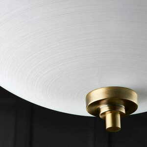 Plafonieră Endon Welles 3 brațe alamă albă sticlă 41 cm WELLES-3AB small 3