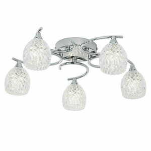 Plafonieră Endon Boyer 5xG9 Crom 41 cm Glamour small 3