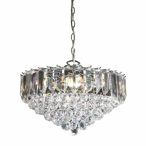 Verifica Lampă suspendată Endon Fargo crom transparent 6xE14 FARGO-18CH