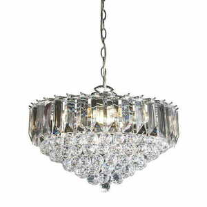 Lampă suspendată Endon Fargo crom transparent 6xE14 FARGO-18CH small 0