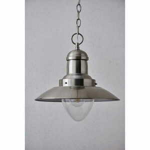 Lampă suspendată Endon Mendip 60799 argintie, sticlă, stil loft, E27, 33 cm small 2