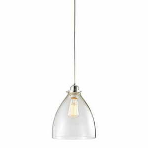 Abajur Endon Elstow crom sticlă transparentă E27 22 cm small 0