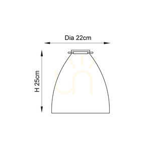 Abajur din sticlă Endon Elstow 60874 transparent cu detalii cromate, 22 cm small 10