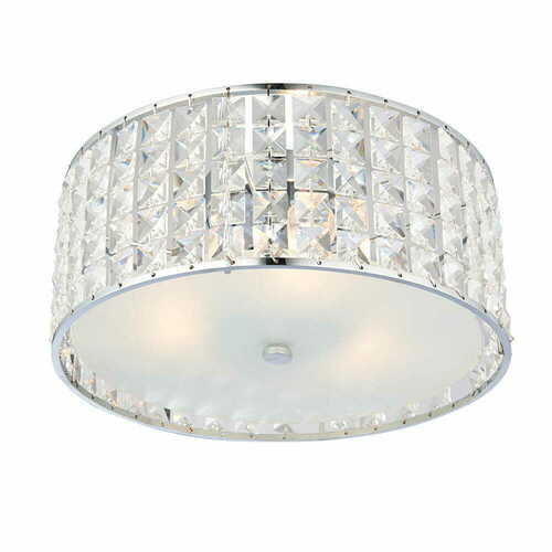Verifica Plafonieră Endon Belfont Crom Cristal 3xG9 IP44 30 cm