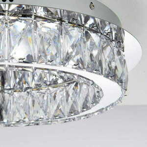 Plafonieră LED Endon Swayze Crom 40 cm 3000K Cristale Acrilice small 1