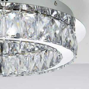 Plafonieră LED Endon Swayze Crom 40 cm 3000K Cristale Acrilice small 3