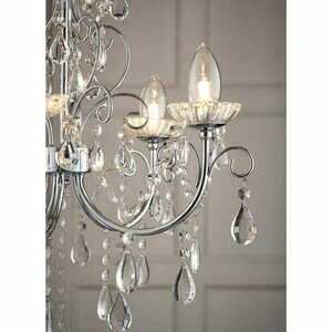 Aplica suspendată Endon Tabitha, crom, cristal, 5 becuri G9, 49 cm, IP44 small 3