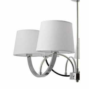 Lampă suspendată Endon Macy 6xE14 alb crom 70 cm small 2
