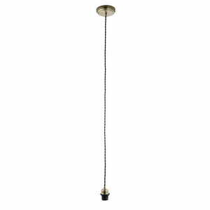 Pendul Endon 61809 alamă/negru E27 LED dimabil 12 cm 160 cm aplice modernă small 2